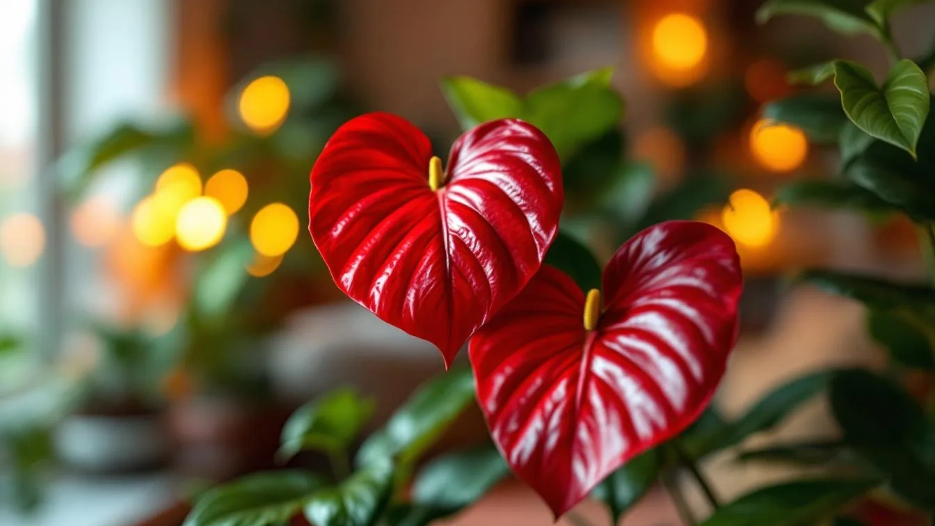 Anthurium in fiore: scopri il segreto della nonna per una fioritura in 2 settimane