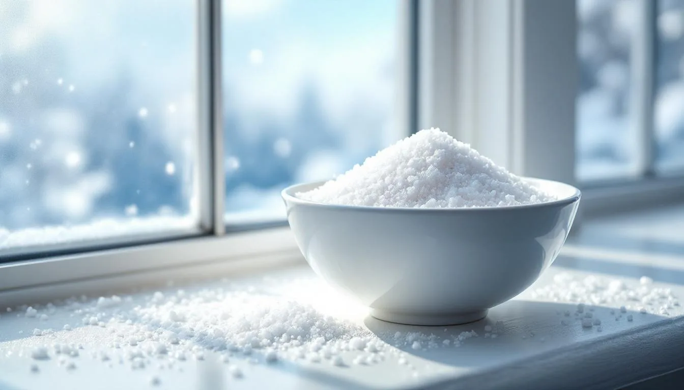 Metti una ciotola di sale alla finestra e cambia il tuo inverno con questo trucco