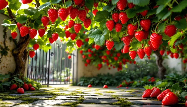 pianta l'albero con i frutti più dolci delle fragole e trasforma il tuo giardino in un'oasi di dolcezza e bellezza naturale.