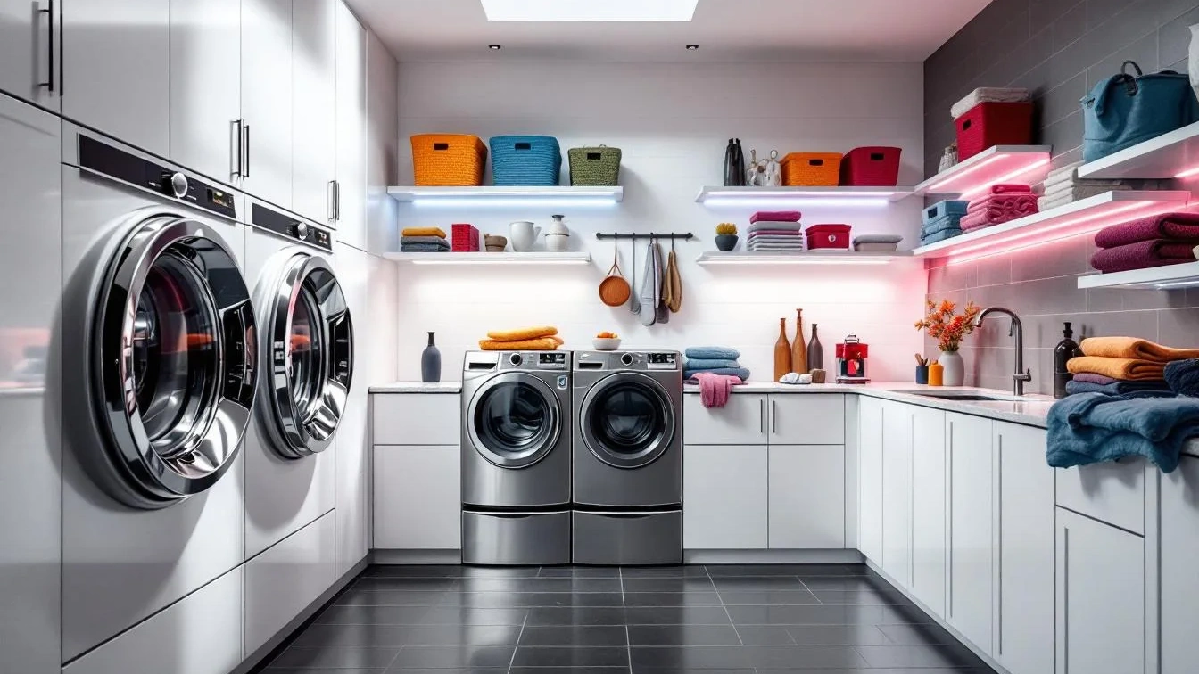 Un architetto rivela come trasformare il tuo mini spazio in una lavanderia da sogno